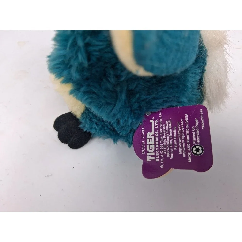 Tiger Electronics Furby Yellow Blue Dragon Series Tested Not Working. R